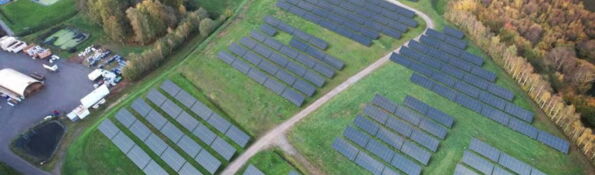 Un projet de champ solaire