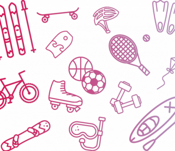 Articles de sports et loisirs à déposer en déchèterie